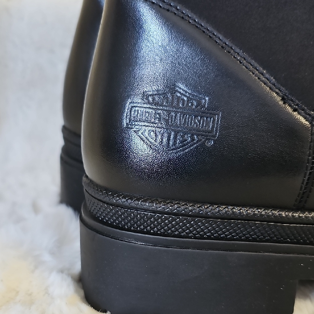NEW! Harley-Davidson Lenora Black Leather Boots - Picture 14 of 14
